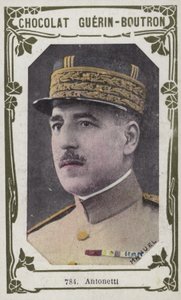 Antonetti (farvet foto) af French School