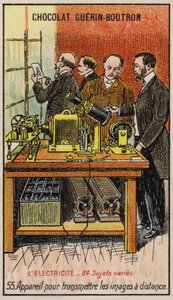 Apparat til transmission af billeder over afstand (chromolitho) af French School
