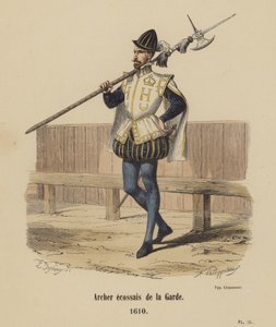 skotsk bueskytte fra vagten af French School