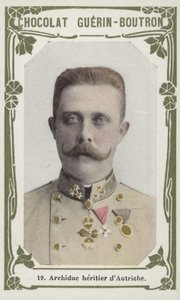 Arvelig ærkehertug af Østrig (farvet foto) af French School