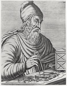Arkimedes (287-212 f.Kr.) af French School