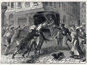 Arrestation af Georges Cadoudal (1771-1804), en chef-chouan under Vendee-krigene, 9. marts af French School