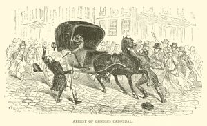 Arrestation af Georges Cadoudal (gravering) af French School
