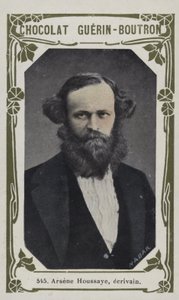 Arsene Houssaye, ecrivain (farvet foto) af French School