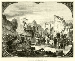 Artaxerxes en Judee (gravering) af French School