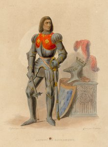 Arthus de Richemont (farvet gravering) af French School