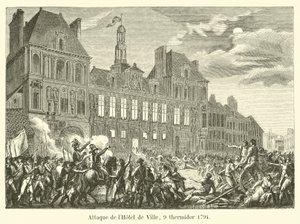 Angreb på Hôtel de Ville, 9 Thermidor 1794 af French School