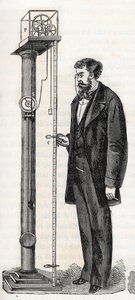 Atwood-maskine opfundet i 1784 af George Atwood (1745-1807) - Machine d