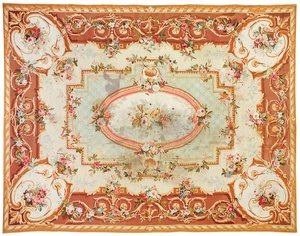 Aubusson tæppe, sidste fjerdedel af det 19. århundrede af French School