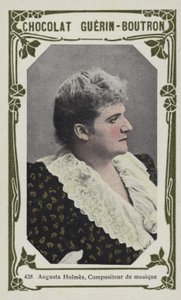 Augusta Holmes, musikkomponist (farvet foto) af French School