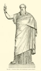 Bacchus indien, dit le Sardanapale (gravering) af French School