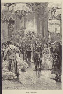 Bal ved Vinterpaladset (gravering) af French School