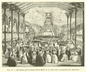 Bal givet af damerne i Halle den 17. august 1850 ved de uskyldiges march af French School