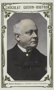 Ballot-Beaupre, Kassationsrettens første præsident (farvet foto) af French School