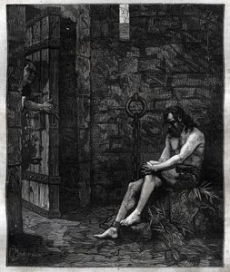 Balufeau fængslet ved Bastillen af Ludvig XIII - Ludvig XIII (1601-1643) var tilfreds med at få Jacques Baloufeau, dit de Saint-Angel (Saint Angel) sat til Bastillen - i "Paris a travers les århundreder"" af French School