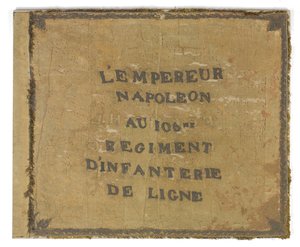 Banner of the French 105th Regiment, c.1815dani af French School