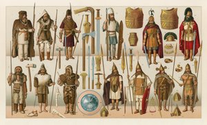Barbarian Europe kostume af French School
