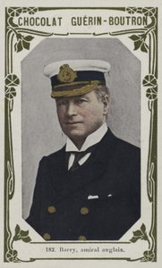 Barry, britisk admiral (farvet foto) af French School