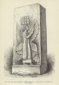 Bas-relief, Parsargadae, Figurhøjde, 3 m af French School