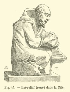 Bas-relief fundet i Byen af French School