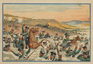 Slaget ved Austerlitz i 1805 af French School