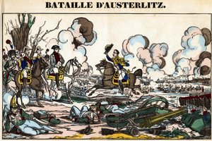 Slaget ved Austerlitz den 2. december af French School