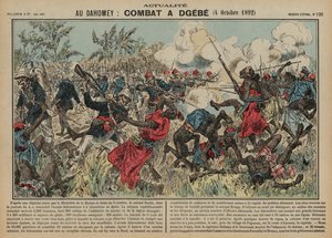 Battle of Dgebe, Dahomey, Second Franco-Dahomean War, 4 October 1892dani af French School
