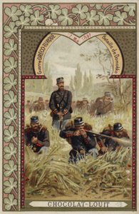 Slaget ved Domokos, græsk-tyrkisk krig, 17. maj 1897 af French School