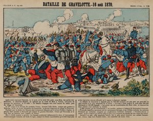 Slaget ved Gravelotte, fransk-preussisk krig af French School