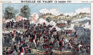 Schlacht von Valmy am 20. September von French School
