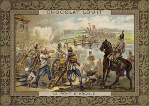 Slaget ved Arcole-broen, Italien, 1796 af French School