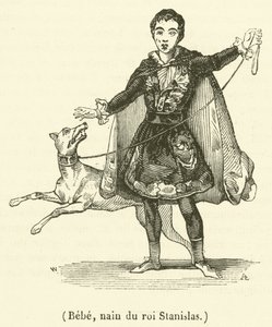 Bebe, nain du roi Stanislas (gravering) af French School