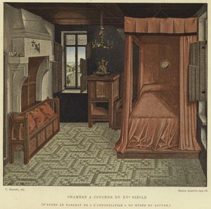 Sengekammer, 1400-tallet af French School