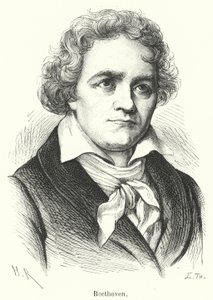 Beethoven (gravering) af French School