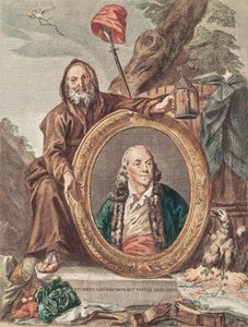 Benjamin Franklin (1706-90) af French School