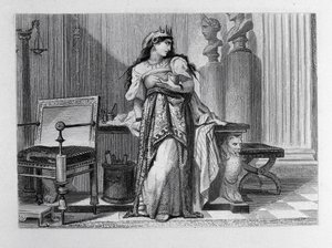 Berenice, illustration til Berenice af Jean Racine (1639-99) af French School