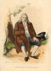 Bernardin-de-Saint-Pierre (farvet gravering) af French School