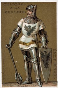 Bertrand du Guesclin (Duguesclin) (v. 1320-1380). Konstabel af Frankrig af French School