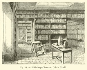 Mazarine Bibliotek, Naude Galleri af French School