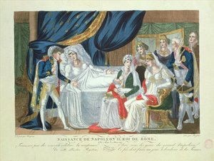 Fødsel af Napoleon II, konge af Rom, 20. marts, 1811 af French School