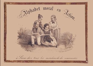 Tæppe. af French School