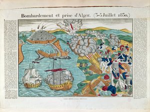 Bombardement og belejring af Algier, 3. juli 1830, ca. 1830-35