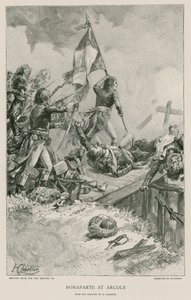 Bonaparte ved Arcole af French School