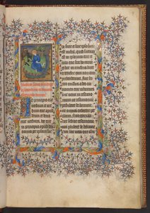 Timebog, Tilføj MS 32454 f.9r, Frankrig af French School