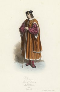 Borgerlig kostume, regeringstid af Ludvig XII af Frankrig af French School