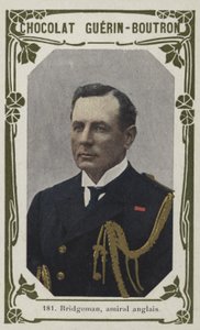 Bridgeman, britisk admiral (farvet foto) af French School