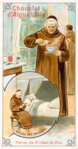 Brothers Hospitallers of St John of God (chromolitho) af French School