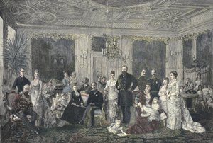 CHRISTIAN IX konge af Danmark af French School