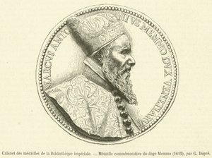 Cabinet des medals de la Bibliotheque imperiale, Medaille commemorative du doge Memmo af French School