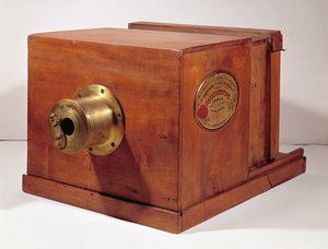 Kamera brugt af Louis-Jacques Daguerre (1787-1851) (træ og metal)